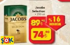 JACOBS SELECTİON FİLTRE KAHVE JACOBS SELECTİON FİLTRE KAHVE